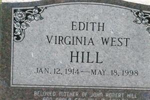 Edith Virginia West Hill