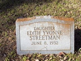 Edith Yvonne Streetman Edith Yvonne Streetman