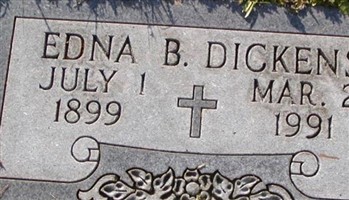 Edna B Dickens Edna B Dickens