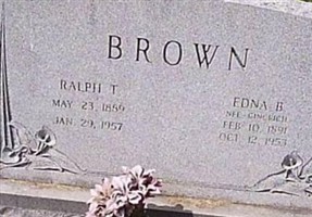 Edna Barbara Gingrich Brown Edna Barbara Gingrich Brown