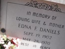 Edna F Daniels Edna F Daniels