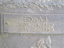Edna I. O'Rillion Edna I. O'Rillion
