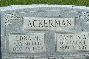 Edna M Ackerman