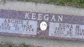 Edna M. Keegan Edna M. Keegan