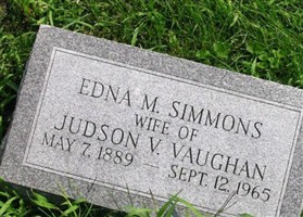 Edna M. Simmons Vaughan