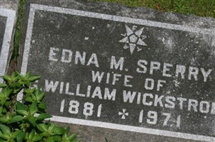 Edna M. Sperry Wickstrom