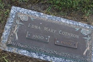 Edna Mary Cothron Edna Mary Cothron