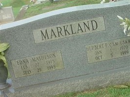 Edna Matheson Markland Edna Matheson Markland