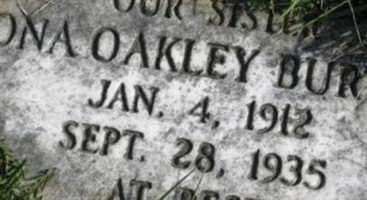 Edna Oakley Burton Edna Oakley Burton