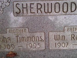 Edna Timmons Sherwood Edna Timmons Sherwood
