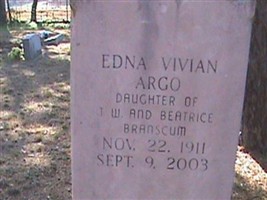 Edna Vivian Branscum Argo