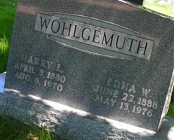 Edna W Wohlgemuth Edna W Wohlgemuth