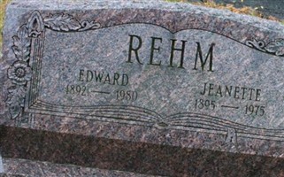 Edward Alexander Rehm Edward Alexander Rehm