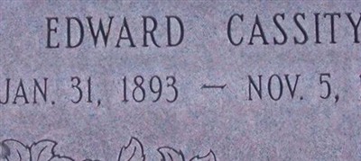 Edward Cassity Edward Cassity