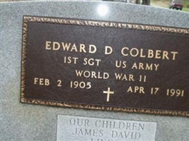 Edward D. Colbert Edward D. Colbert