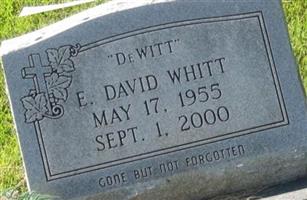 Edward David Whitt
