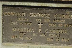 Edward George Cadieux Edward George Cadieux