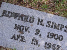 Edward H. Simpson Edward H. Simpson