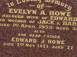 Edward John William George Howe Edward John William George Howe