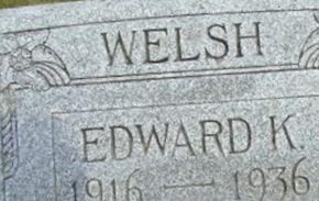Edward K Welsh