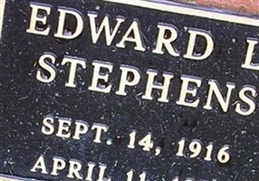 Edward L Stephens Edward L Stephens