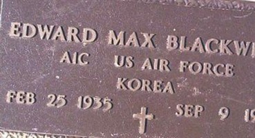 Edward Max Blackwell Edward Max Blackwell