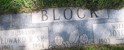 Edward R. Block, Sr Edward R. Block, Sr