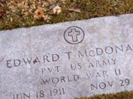 Edward T McDonald
