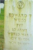 Edward T Weiss