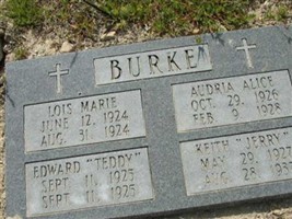 Edward "Teddy" Burke Edward "Teddy" Burke