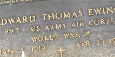 Edward Thomas Ewing Edward Thomas Ewing