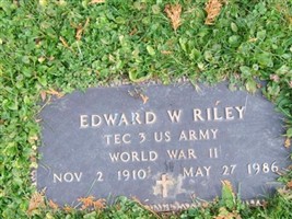 Edward W Riley Edward W Riley
