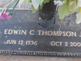 Edwin C Thompson, JR Edwin C Thompson, JR
