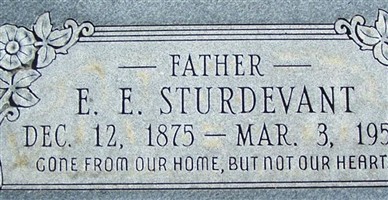 E.E. Sturdevant E.E. Sturdevant