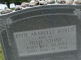 Effie Arabelle Boren Stone Effie Arabelle Boren Stone