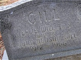 Effie Belle Williams Gill