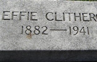 Effie Clithero