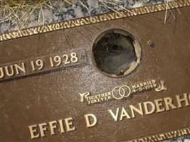 Effie D Vanderhoff Effie D Vanderhoff