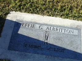 Effie Irene Glines Albritton
