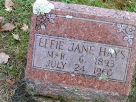 Effie Jane Hayes