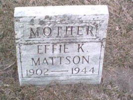 Effie K Mattson