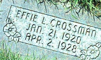 Effie L. Crossman Effie L. Crossman