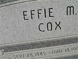 Effie M. Cox Effie M. Cox