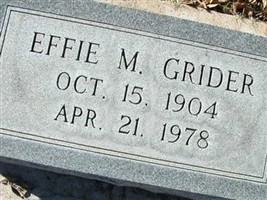 Effie M. Grider
