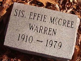 Effie McCree Warren Effie McCree Warren