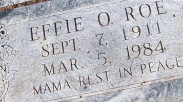 Effie O. Roe
