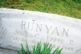 Effie Pearl Cyphert Runyan Effie Pearl Cyphert Runyan