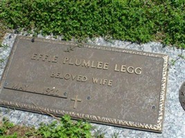 Effie Plumlee Legg Effie Plumlee Legg