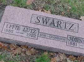 Effie S. Lutz Swartz Effie S. Lutz Swartz
