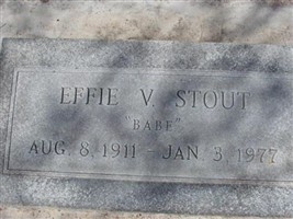 Effie V Stout Effie V Stout